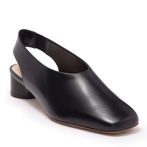 Everlane square toe slingback